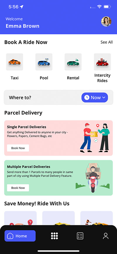 user app