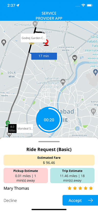 Offer Service Bid